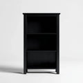 Czarny regał biblioteczny z płyty MDF 60 x 30 x 100 cm, 3 półki